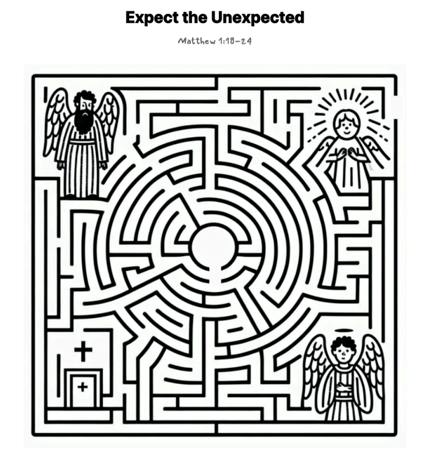 Expect the Unexpected maze